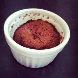 guiltless chocolate mug cake